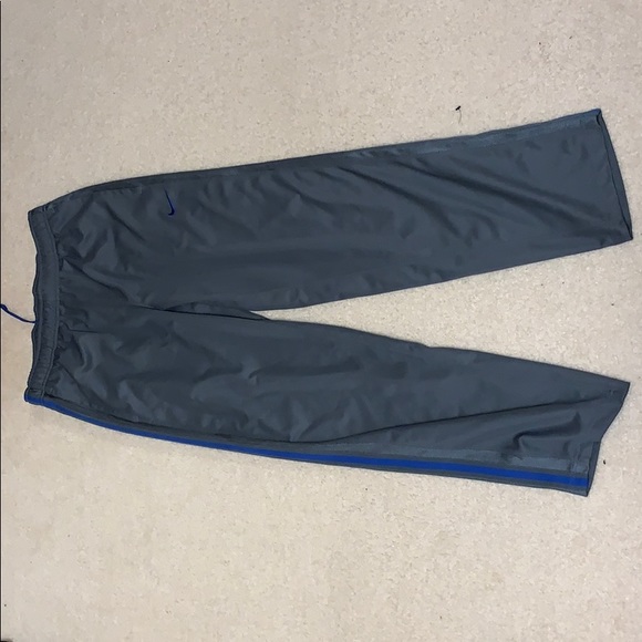 Nike Other - Nike Grey/Blue Sweatpants Size M